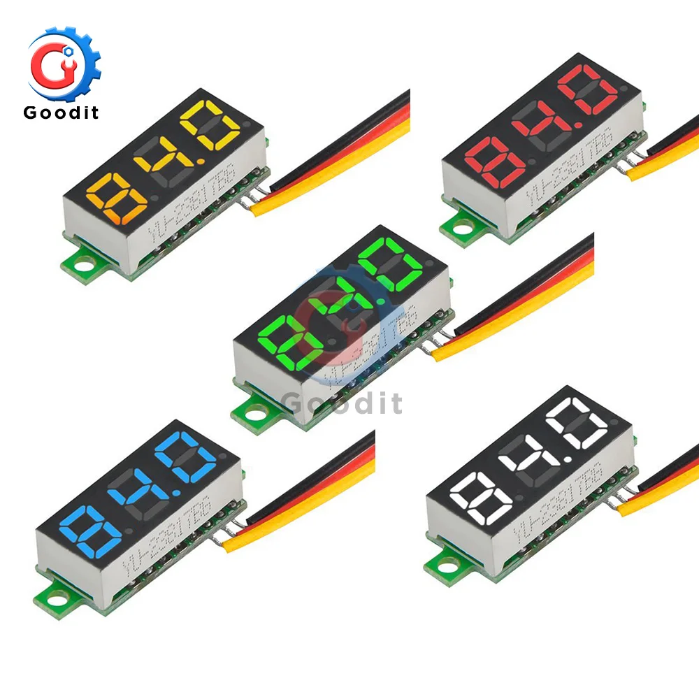 DC 0-100V LED Display Digital Mini Gauge voltage meter Voltmeter 3-Wire Panel Voltmeter Meter 0.28 inch Detector Monitor Tools
DC 0-100V LED Display Digital Mini Gauge voltage meter Voltmeter 3-Wire Panel Voltmeter Meter 0.28 inch Detector Monitor Tools