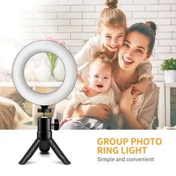 Dimmable LED Selfie Ring Light with Tripod USB Selfie Light Ring Lamp Big Photography Ringlight with Stand for Cell Phone Studio
Dimmable LED Selfie Ring Light with Tripod USB Selfie Light Ring Lamp Big Photography Ringlight with Stand for Cell Phone Studio