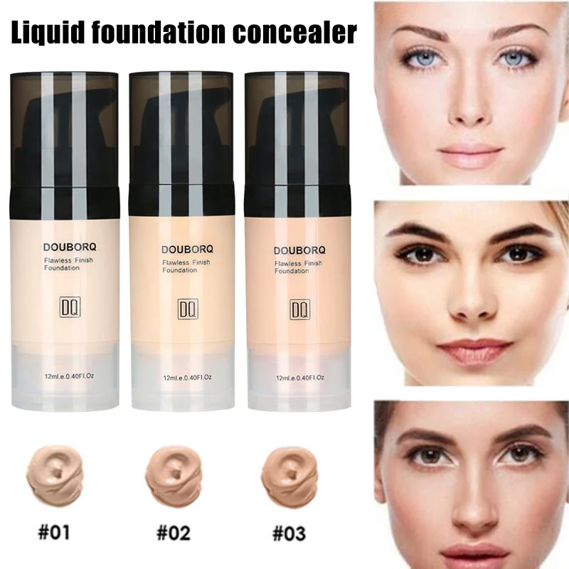 Full Cover Liquid Foundation Concealer Dark Circles Reducing Lasting Waterproof BB Cream Profession Cosmetic SSwell
Full Cover Liquid Foundation Concealer Dark Circles Reducing Lasting Waterproof BB Cream Profession Cosmetic SSwell