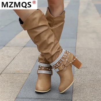 2020 New Fashion Women Boots Winter Women's Buckle Strap Knee -high Boots Long Boots Women's Rivet Buckle Boots Botas De Mujer
2020 New Fashion Women Boots Winter Women's Buckle Strap Knee -high Boots Long Boots Women's Rivet Buckle Boots Botas De Mujer