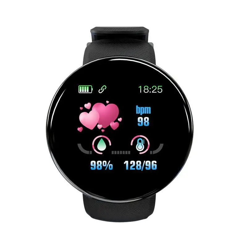 DishyKooker D18 Smart Bracelet Fitness Tracker Heart Rate Blood Pressure Color Screen Waterproof Sport Wristband Smart Watch
DishyKooker D18 Smart Bracelet Fitness Tracker Heart Rate Blood Pressure Color Screen Waterproof Sport Wristband Smart Watch
