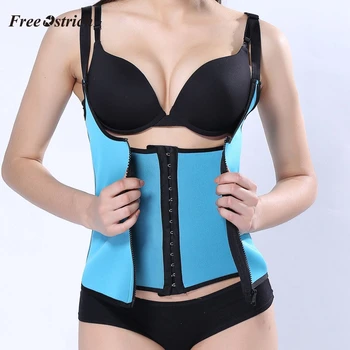 Free Ostrich Women Waist Trainer Corset Weight Loss Slimming Neoprene Sauna Sweat Vest Workout Body Shaper Tank Top Hot Sell 909
Free Ostrich Women Waist Trainer Corset Weight Loss Slimming Neoprene Sauna Sweat Vest Workout Body Shaper Tank Top Hot Sell 909