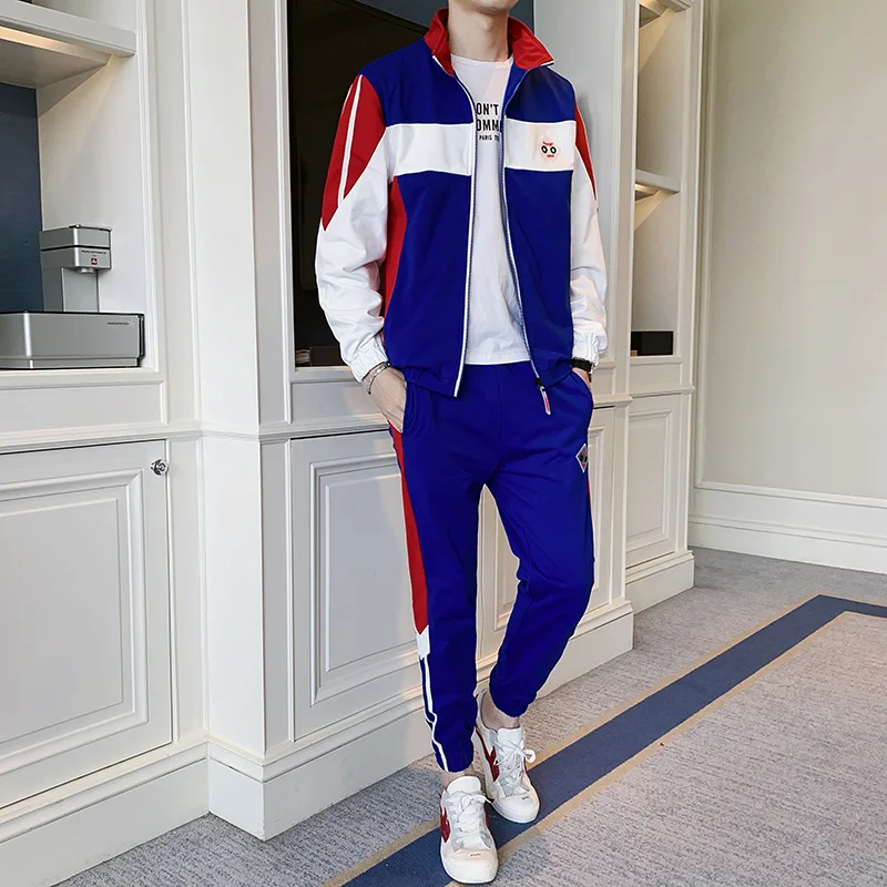 19 New Style Autumn Men Hoodie Suit Korean-style Trend Casual Loose-Fit Versatile Cardigan Sports-Style Two-Piece Set
19 New Style Autumn Men Hoodie Suit Korean-style Trend Casual Loose-Fit Versatile Cardigan Sports-Style Two-Piece Set