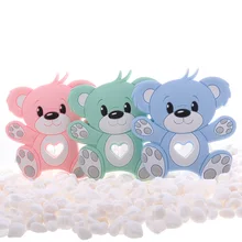 Fkisbox 20pc Hug Bear Silicone Baby Teether For Teeth BPA Free Newborn Teething Chewable Pendant Rattles For Kids Toy For Babies
Fkisbox 20pc Hug Bear Silicone Baby Teether For Teeth BPA Free Newborn Teething Chewable Pendant Rattles For Kids Toy For Babies
