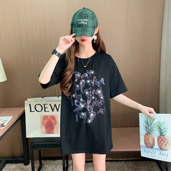 Heavy industry hot diamond 2020 summer new large size women's cotton design sense bright shiny coat tide brand
Heavy industry hot diamond 2020 summer new large size women's cotton design sense bright shiny coat tide brand