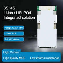 BMS 3S 4S 12.6V 14.6V 150A Battery Protection Board for Lifepo4 Li-ion Battery Pack with Balance Equalizatoin Different Port
BMS 3S 4S 12.6V 14.6V 150A Battery Protection Board for Lifepo4 Li-ion Battery Pack with Balance Equalizatoin Different Port