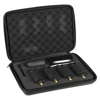 Lixada Wireless Digital Fishing Alarm Set Fishing Bite Sound Alert Kit Changeable Color LED Alarm Indicator with Portable Case
Lixada Wireless Digital Fishing Alarm Set Fishing Bite Sound Alert Kit Changeable Color LED Alarm Indicator with Portable Case