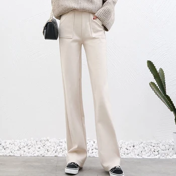 Luck A 2020 Casual Solid Long Pants Vintage Female Cotton Wide Leg Pants High Waist Loose Lady Pockets Straight Pants
Luck A 2020 Casual Solid Long Pants Vintage Female Cotton Wide Leg Pants High Waist Loose Lady Pockets Straight Pants