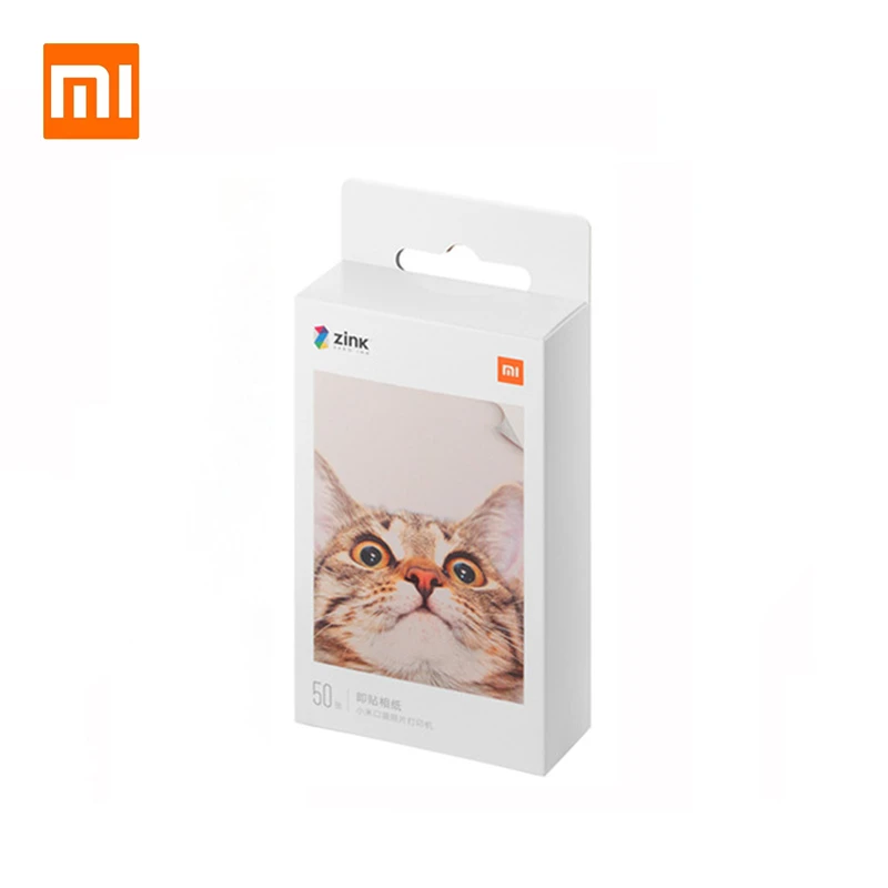 Original XIAOMI ZINK Pocket Printier Self-adhesive Photo Print Paper 20/50 sheets for XIAOMI 3-inch Mini Pocket Photo Printer 
Original XIAOMI ZINK Pocket Printier Self-adhesive Photo Print Paper 20/50 sheets for XIAOMI 3-inch Mini Pocket Photo Printer