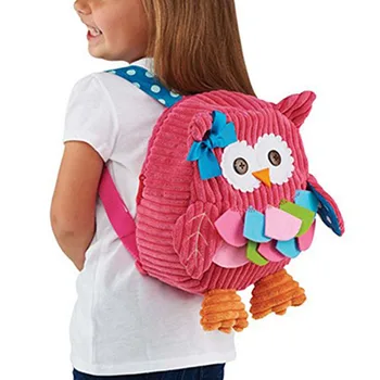 Plush Animal Cartoon 3D Owl Design Mini Backpack with Adjustable Shoulder Straps Free Dropship Kid Backpack School Bag 
Plush Animal Cartoon 3D Owl Design Mini Backpack with Adjustable Shoulder Straps Free Dropship Kid Backpack School Bag
