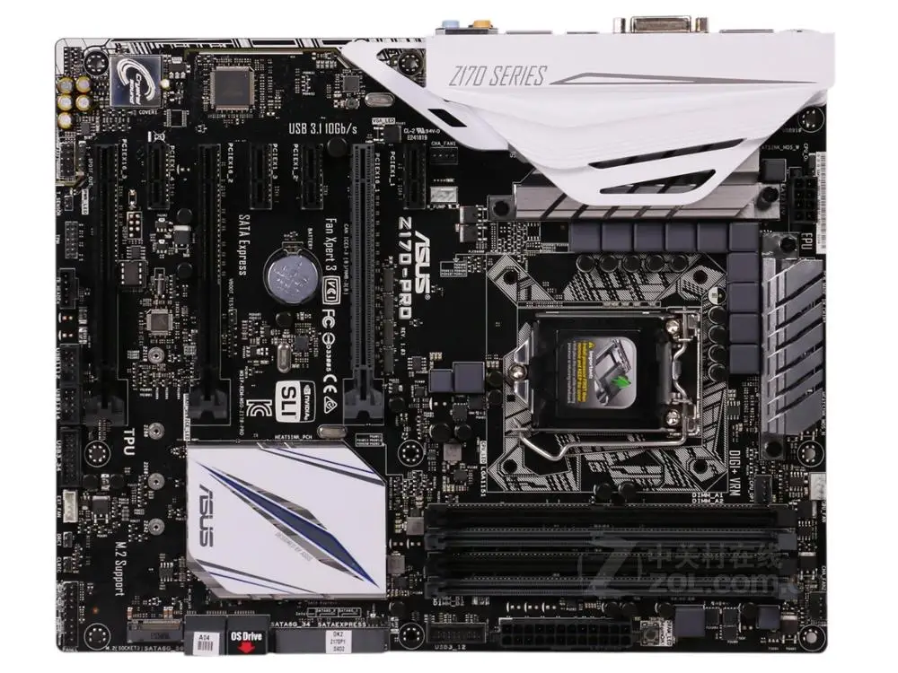Оригинальная материнская плата для ASUS Z170-PRO LGA 1151 DDR4 I3 I5 I7 14 нм процессор USB3.0 USB3.1 64