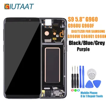 AMOLED LCD Display Touch Screen Digitizer Assembly + Frame for Samsung Galaxy S9 5.8" G960 G960U G960F G960W G960U1 G960N
AMOLED LCD Display Touch Screen Digitizer Assembly + Frame for Samsung Galaxy S9 5.8" G960 G960U G960F G960W G960U1 G960N