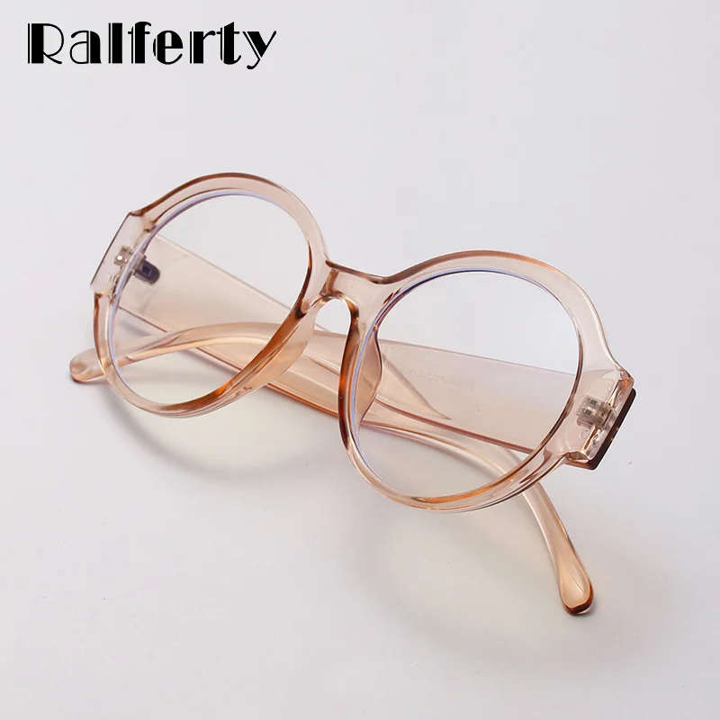 Ralferty Women's Glasses Frame Round Glasses Blue Light Blocking Glasses For Computer New Trendy Eyeglass Frames Myopia W192141
Ralferty Women's Glasses Frame Round Glasses Blue Light Blocking Glasses For Computer New Trendy Eyeglass Frames Myopia W192141