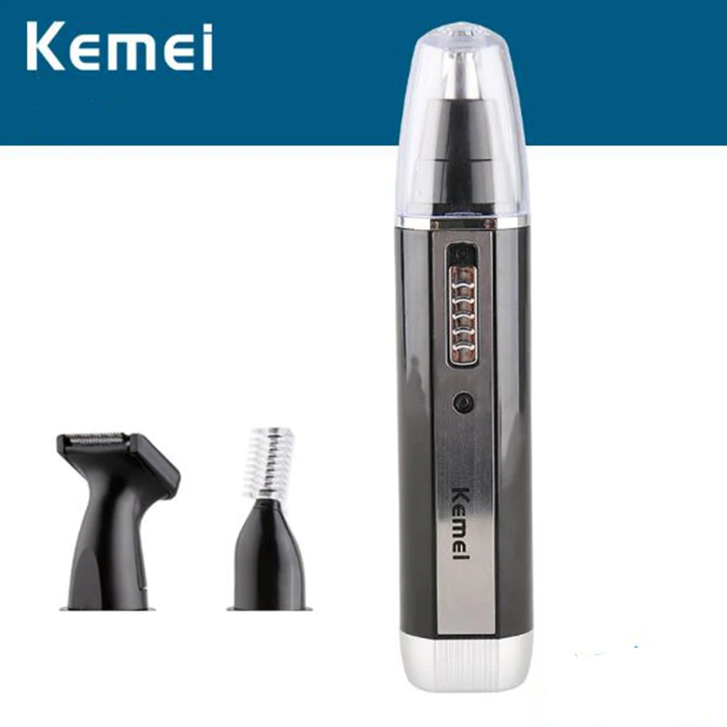 Kemei Electric Nose Hair Trimmer 3 In 1 Temple Eyebrow Clipper Multifunction Portable Shavers for Men Professional Tools
Kemei Electric Nose Hair Trimmer 3 In 1 Temple Eyebrow Clipper Multifunction Portable Shavers for Men Professional Tools