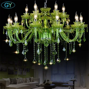 Industrial Decor Green glass crystal lamp restaurant Internet cafe candle light green clothing store coffee chandelier wholesale
Industrial Decor Green glass crystal lamp restaurant Internet cafe candle light green clothing store coffee chandelier wholesale