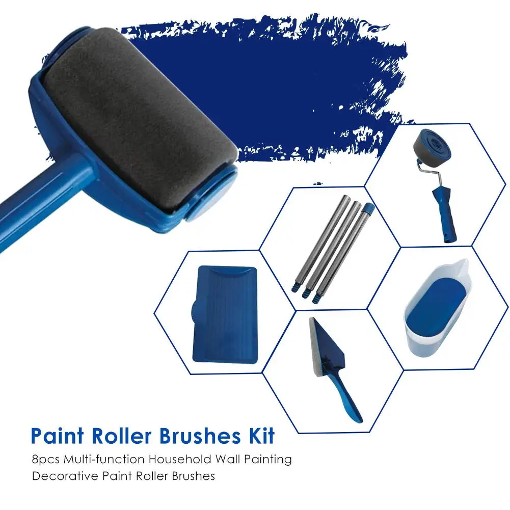 8pcs Multi-functional Paint Runner Roller Leakage-free Household Wall Corner Brushes DIY Decorative Painting Application
8pcs Multi-functional Paint Runner Roller Leakage-free Household Wall Corner Brushes DIY Decorative Painting Application