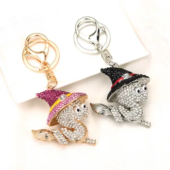 Lovely Exquisite Trinket Witch Snake Keychain Purse Handbag Car Keyring Key Chain Rhinestone Women Jewelry Accessories Girl Gift 
Lovely Exquisite Trinket Witch Snake Keychain Purse Handbag Car Keyring Key Chain Rhinestone Women Jewelry Accessories Girl Gift