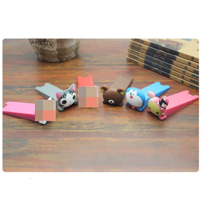 

1PCS Cute Cartoon Silicone Door Jam Door Stopper Wedge Slip Resistant Catcher Block Animal Door Stop