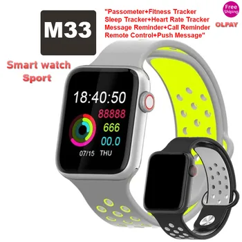 

M33 Smart Watch Women Men Smar Twatch with Heart Rate Monitor Blood Pressure Fitness Bracelet Watch for IOS Android PK B57 P80