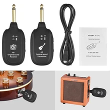 Guitar Wireless System Transmitter Receiver Built-in Rechargeable Battery Max.50M Transmission Range for guitar accessories
Guitar Wireless System Transmitter Receiver Built-in Rechargeable Battery Max.50M Transmission Range for guitar accessories