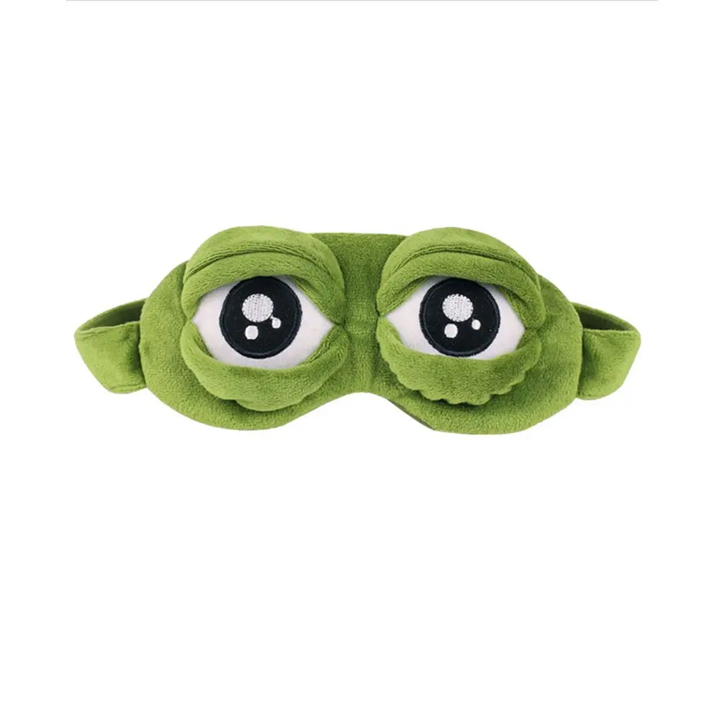 

Lovely Frogs Eyes Sleeping Eye Mask Elastic Bandage Eyeshade Cover Eyepatch Blindfolds For Flight Travel Office Night Sleep new