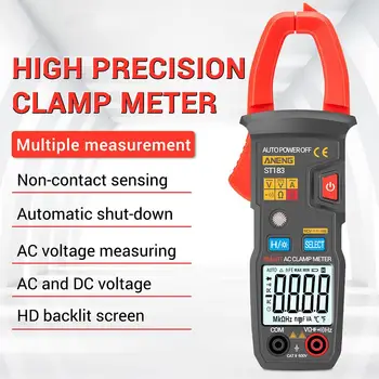ANENG ST181 Digital Clamp Multimeter DC/AC Voltage Tester AC DC Clamp Ammeter Transistor Testers Voltmeter D Contact Lcr Meter
ANENG ST181 Digital Clamp Multimeter DC/AC Voltage Tester AC DC Clamp Ammeter Transistor Testers Voltmeter D Contact Lcr Meter