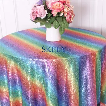 CL061A wedding custom made unique new Christmas fancy colorful rainbow sequin table cloth forcake table
CL061A wedding custom made unique new Christmas fancy colorful rainbow sequin table cloth forcake table