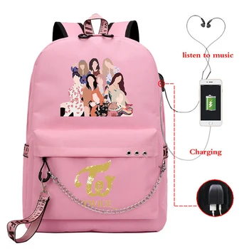 Kpop Twice MOMO Backpack Abstract Painting School Bags for Girls Plecak 2020 MORE & MORE New Album USB Charger Laptop Back Pack
Kpop Twice MOMO Backpack Abstract Painting School Bags for Girls Plecak 2020 MORE & MORE New Album USB Charger Laptop Back Pack