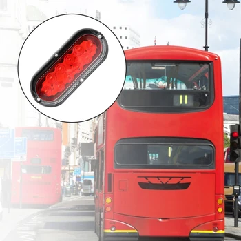 2Pcs 12V Universal 10Led Red Trailer Truck Caravan Taillight Tail Rear Led Light Brake Stop Lamp Tractor Pickup Car Accessories
2Pcs 12V Universal 10Led Red Trailer Truck Caravan Taillight Tail Rear Led Light Brake Stop Lamp Tractor Pickup Car Accessories