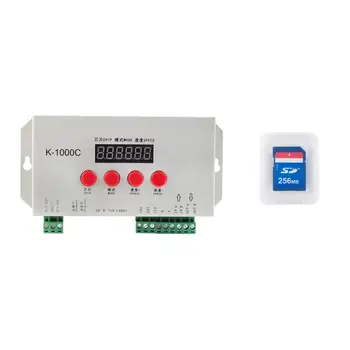 K1000C SD Card Controller RGB Controller WS2801 WS2811 WS2812B LPD6803 LED 2048 Pixels T-1000S Updated Program Controller
K1000C SD Card Controller RGB Controller WS2801 WS2811 WS2812B LPD6803 LED 2048 Pixels T-1000S Updated Program Controller