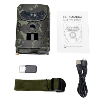 Wildlife Infrared HD Scouting Camouflage Waterproof Forest Trail Trap 120 Degree Night Vision Hunting Camera Photo LEDs Plastic
Wildlife Infrared HD Scouting Camouflage Waterproof Forest Trail Trap 120 Degree Night Vision Hunting Camera Photo LEDs Plastic