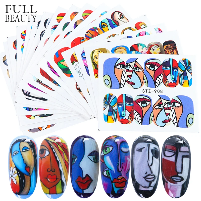16pcs Colorful Human Face Nail Art Sticker Full Wraps Set Girl Tattoo Manicure Tips Nail Water Decals Accessories CHSTZ906-921-1
16pcs Colorful Human Face Nail Art Sticker Full Wraps Set Girl Tattoo Manicure Tips Nail Water Decals Accessories CHSTZ906-921-1