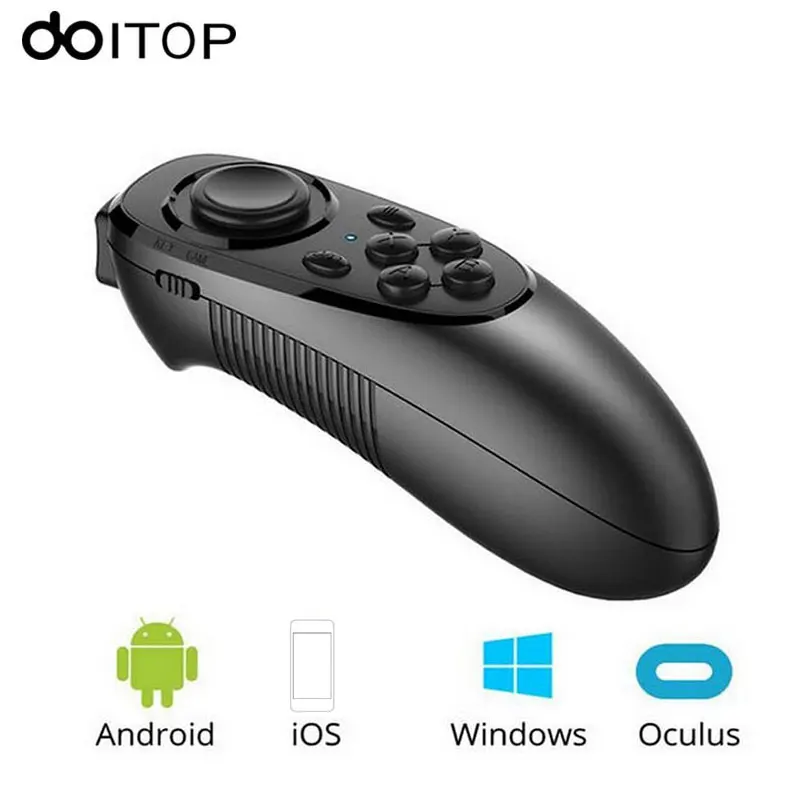 Bluetooth Wireless Gamepad VR Controller IOS Android Phones Joystick Remote Control For Mobilephone VR Box Smart TV B4 el
Bluetooth Wireless Gamepad VR Controller IOS Android Phones Joystick Remote Control For Mobilephone VR Box Smart TV B4 el