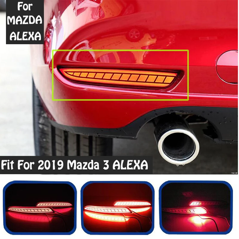 Rear Bumper Light Warning LED Rear Tail light Anti Rear-end Light Modification 3 Functions Fit For Mazda 3 ALEXA 2019 2020
Rear Bumper Light Warning LED Rear Tail light Anti Rear-end Light Modification 3 Functions Fit For Mazda 3 ALEXA 2019 2020
