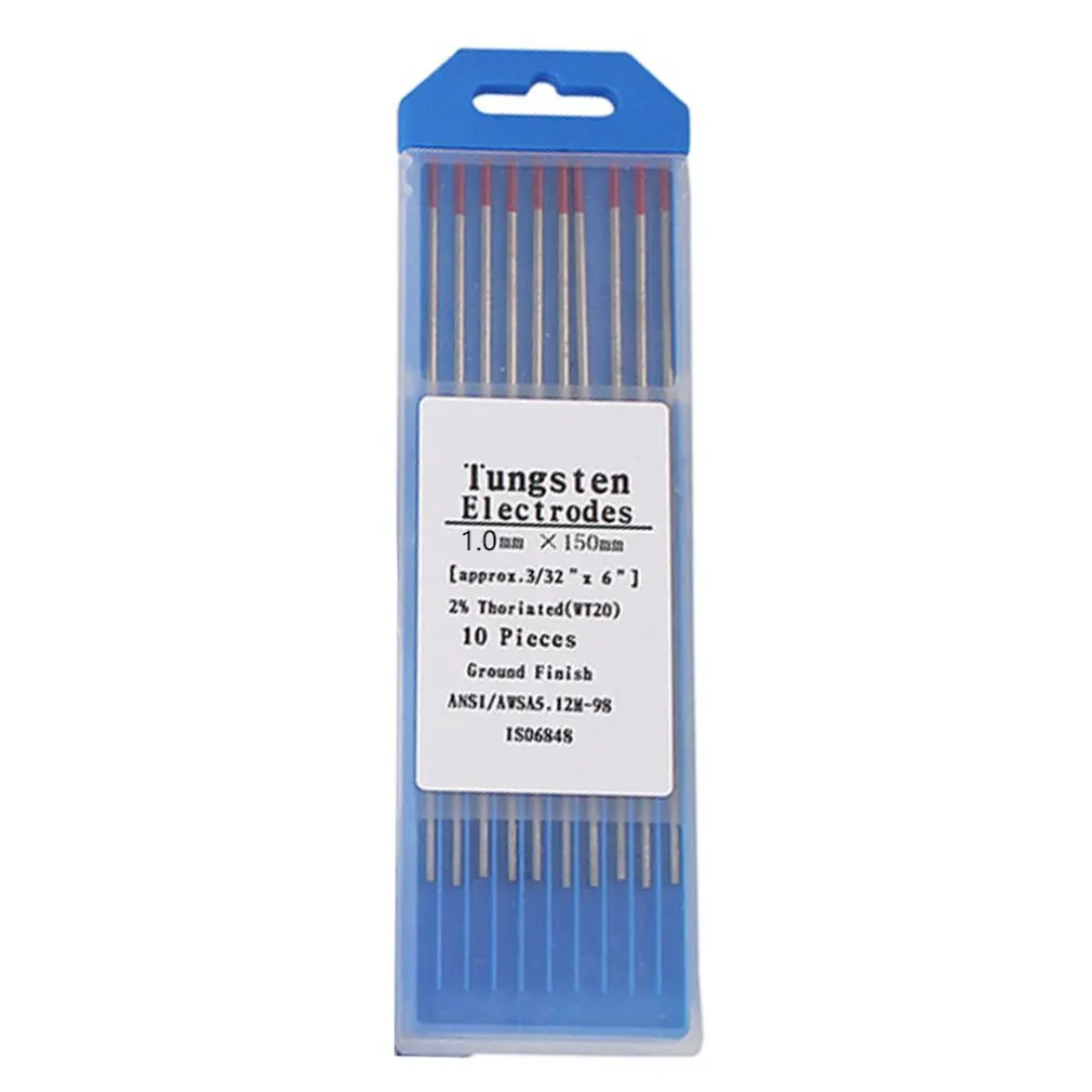 10pcs/Box WT20 Red Color Thorium Tungsten Electrode Head Tungsten Needle/rod For Welding Machine
10pcs/Box WT20 Red Color Thorium Tungsten Electrode Head Tungsten Needle/rod For Welding Machine