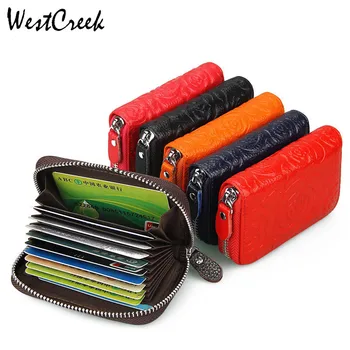 WESTCREEK Brand Floral Cow Leather Embossing Credit Card Holder Flower Rose Pillow Card Holder Fashionable Card Wallet Small
WESTCREEK Brand Floral Cow Leather Embossing Credit Card Holder Flower Rose Pillow Card Holder Fashionable Card Wallet Small