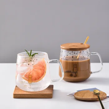 400ML Japanese Cute Cat Milk Mug Creative Cartoon Glass Cup with Lid Spoon Coffee Cup Ladies Juice Mugs with Handle 
400ML Japanese Cute Cat Milk Mug Creative Cartoon Glass Cup with Lid Spoon Coffee Cup Ladies Juice Mugs with Handle