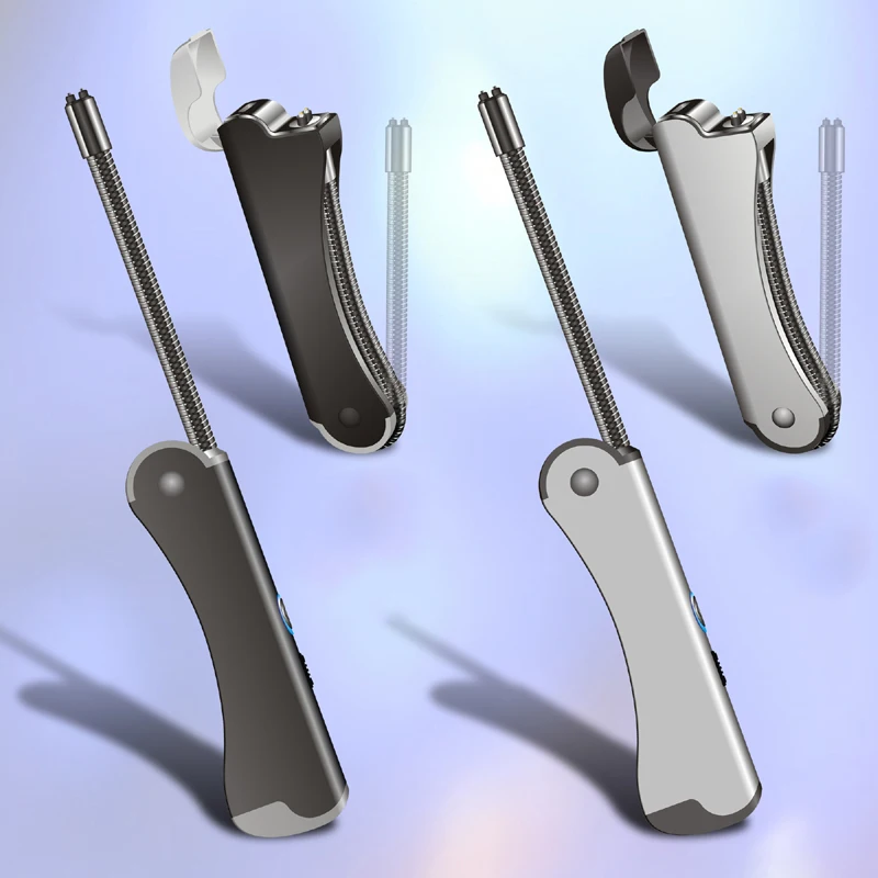 Cigar Lighter BBQ Cigarette Cigar Multi-Function Pulse Arc Igniter Windproof Lighter Hose Folding Safety USB Charging Lighter
Cigar Lighter BBQ Cigarette Cigar Multi-Function Pulse Arc Igniter Windproof Lighter Hose Folding Safety USB Charging Lighter
