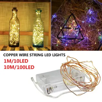 33ft 100 LED Copper Wire Battery String Copper Wire String LED Lights Fairy Light Lamp Wedding Party Xmas Decoration
33ft 100 LED Copper Wire Battery String Copper Wire String LED Lights Fairy Light Lamp Wedding Party Xmas Decoration