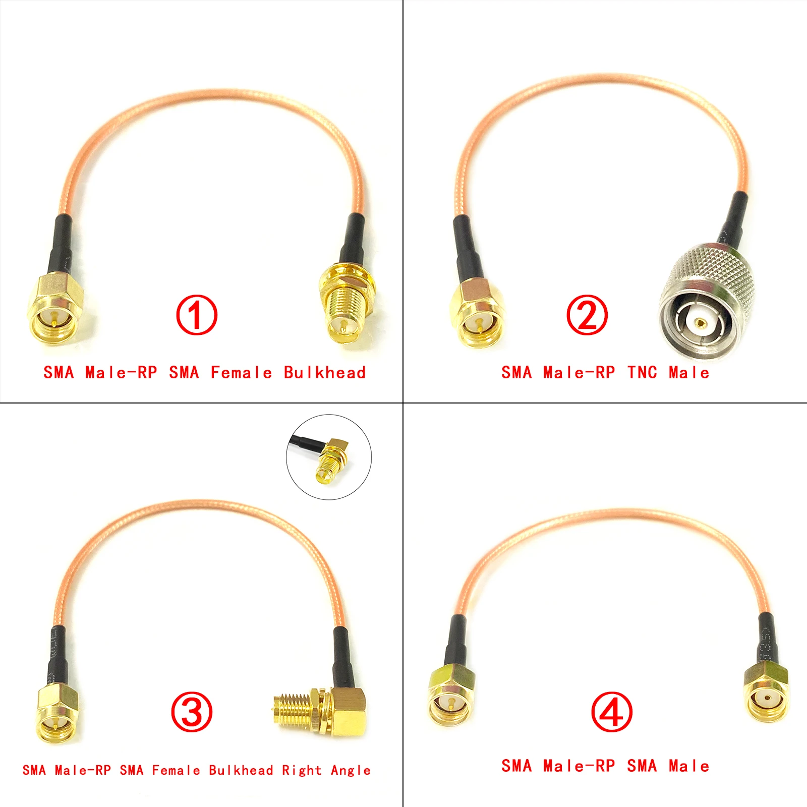 1pc Wireless Modem Extension SMA Plug to RP SMA Female/ Male/ RP TNC Plug Pigtail Cable Adapter RG316 15cm
1pc Wireless Modem Extension SMA Plug to RP SMA Female/ Male/ RP TNC Plug Pigtail Cable Adapter RG316 15cm