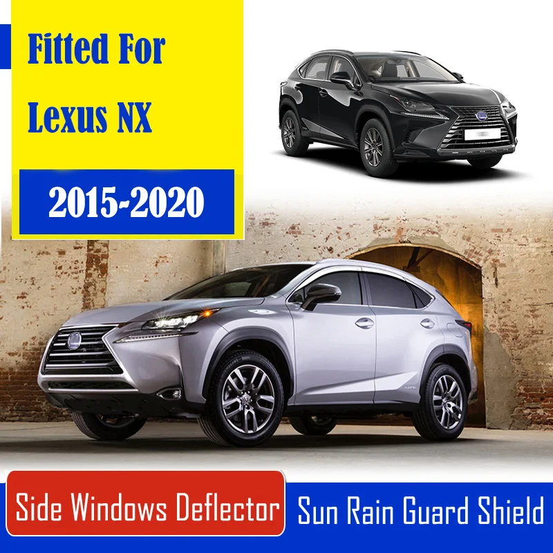 1 Set Chrome Side Vent Sun Shade Window Visors Rain Guard Deflectors For Lexus NX 2015-2020
1 Set Chrome Side Vent Sun Shade Window Visors Rain Guard Deflectors For Lexus NX 2015-2020