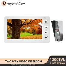 DragonsView 7 Inch Video Intercom Visual Door Phone Wired Indoor Monitor 800TVL Doorbell for Home Security System
DragonsView 7 Inch Video Intercom Visual Door Phone Wired Indoor Monitor 800TVL Doorbell for Home Security System