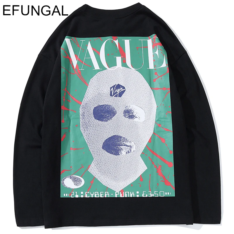 EFUNGAL Creative Print Long Sleeve T-shirts Men Fall Skateboard Tops Tees Cotton Casual Pullover Basic Streetwear Hip Hop Tshirt 
EFUNGAL Creative Print Long Sleeve T-shirts Men Fall Skateboard Tops Tees Cotton Casual Pullover Basic Streetwear Hip Hop Tshirt