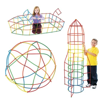 100pcs Plastic 4D Straw Building Blocks Joint Funny Development Toys Geometric Shape Block For baby education Playing Toys
100pcs Plastic 4D Straw Building Blocks Joint Funny Development Toys Geometric Shape Block For baby education Playing Toys