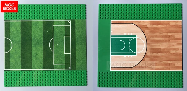 Single Sale MOC Bricks DIY Basketball & Football Court Baseplate 32x32 small studs Building Blocks DIY Toys for children gifts
Single Sale MOC Bricks DIY Basketball & Football Court Baseplate 32x32 small studs Building Blocks DIY Toys for children gifts