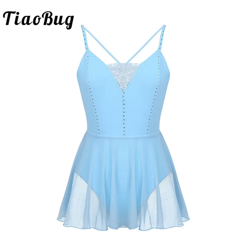 TiaoBug Adult Spaghetti Straps Shiny Rhinestone Tutu Ballet Gymnastics Leotard Women Bodysuit Figure Skating Dress Dance Costume
TiaoBug Adult Spaghetti Straps Shiny Rhinestone Tutu Ballet Gymnastics Leotard Women Bodysuit Figure Skating Dress Dance Costume