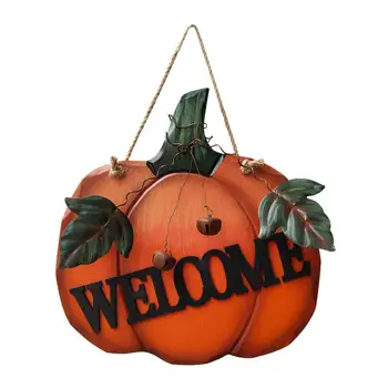 Wood Pumpkin Welcome Sign Harvest, Indoor Outdoor Flat Pumpkin Decoration for Halloween Autumn Harvest Thanksgiving Decoration
Wood Pumpkin Welcome Sign Harvest, Indoor Outdoor Flat Pumpkin Decoration for Halloween Autumn Harvest Thanksgiving Decoration