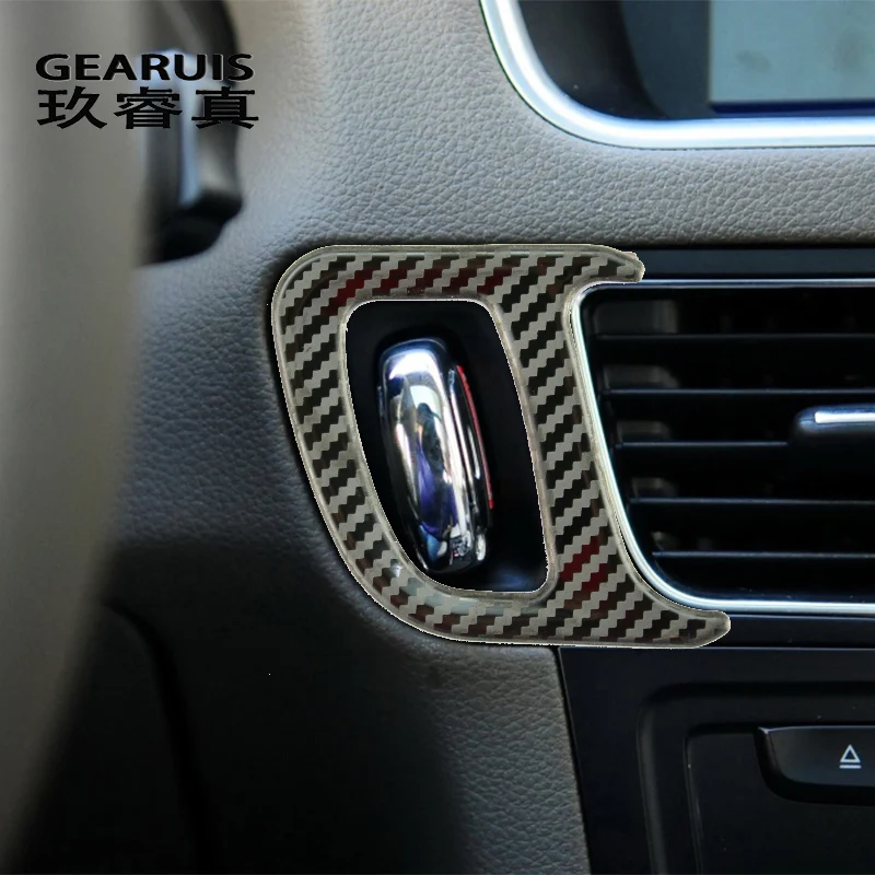 Car styling Carbon fiber For Audi Q5 keyhole ENGINE START STOP switch button Frame cover Stickers Trim Interior Auto Accessories
Car styling Carbon fiber For Audi Q5 keyhole ENGINE START STOP switch button Frame cover Stickers Trim Interior Auto Accessories