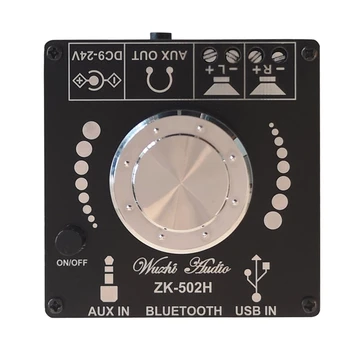 2x50W Bluetooth 5.0 Digital Power Amplifier Board Module Support AUX U Disk USB Sound Card Input&Active Speaker Output
2x50W Bluetooth 5.0 Digital Power Amplifier Board Module Support AUX U Disk USB Sound Card Input&Active Speaker Output