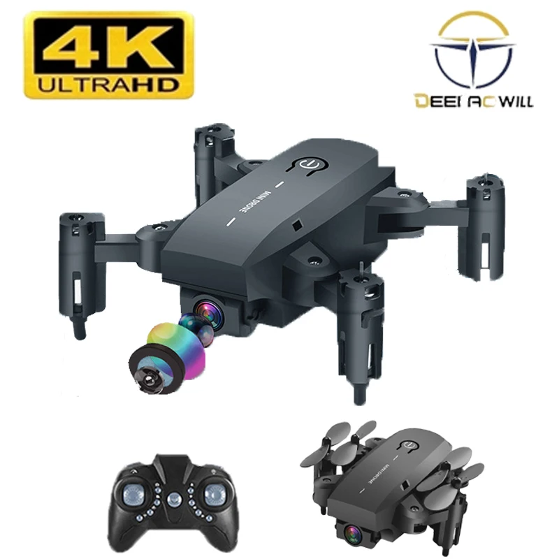 Mini Drone 4K HD Wide-Angle Camera Video Shooting WiFi LED Light 360-Degree Flip Headless Mode Height-Maintaining Four-Sxis Dron
Mini Drone 4K HD Wide-Angle Camera Video Shooting WiFi LED Light 360-Degree Flip Headless Mode Height-Maintaining Four-Sxis Dron